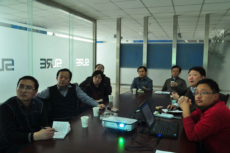 山东省密码管理局王希凡处长一行考察山东确信(图1)